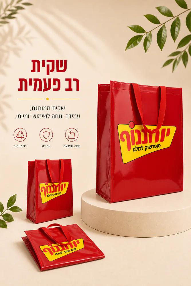 עמוד קטגוריה שקיות רב פעמיות
